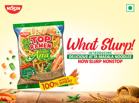 New Top Ramen Atta Masala..What Slurp!